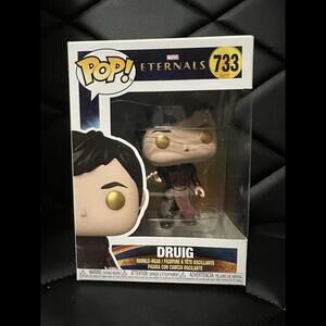 Funko Pop! Marvel Externals Druig Vinyl Bobble-Head #733 with protector!‎